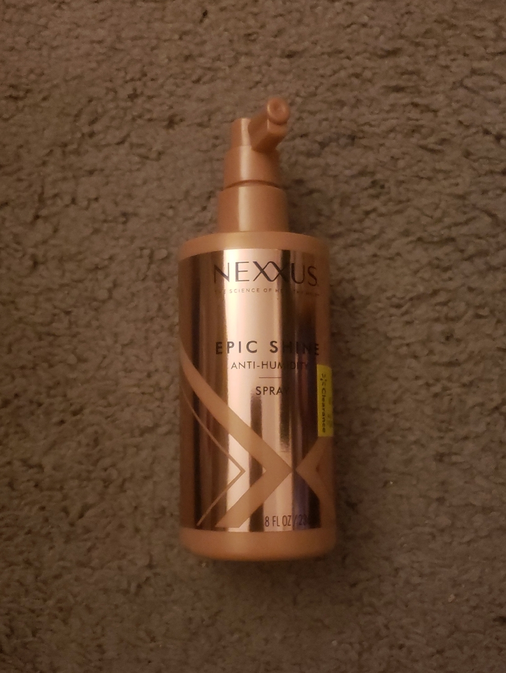 Nexxus Epic Shine Anti-Humidity Hair Spray - Rose Gold